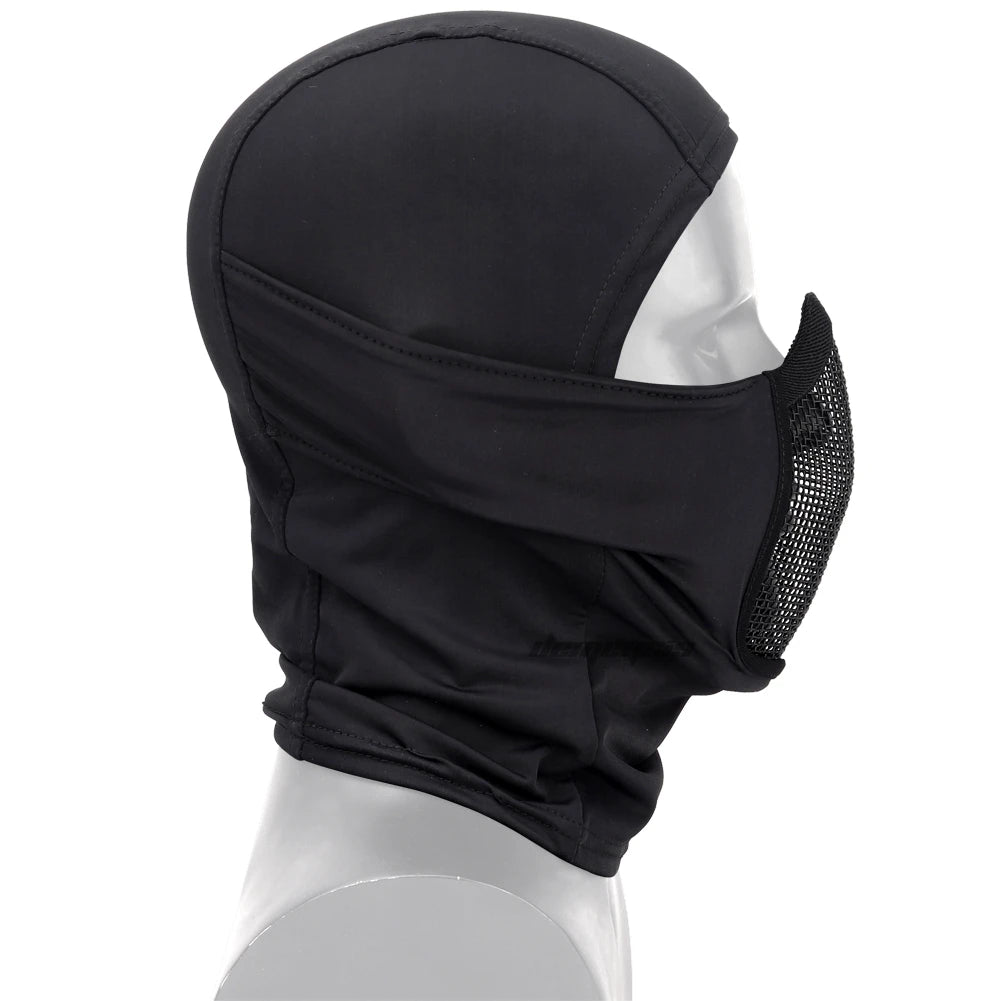 Balaclava com mascara de proteção