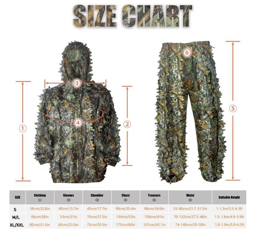 Ghillie Suit  6 in 1