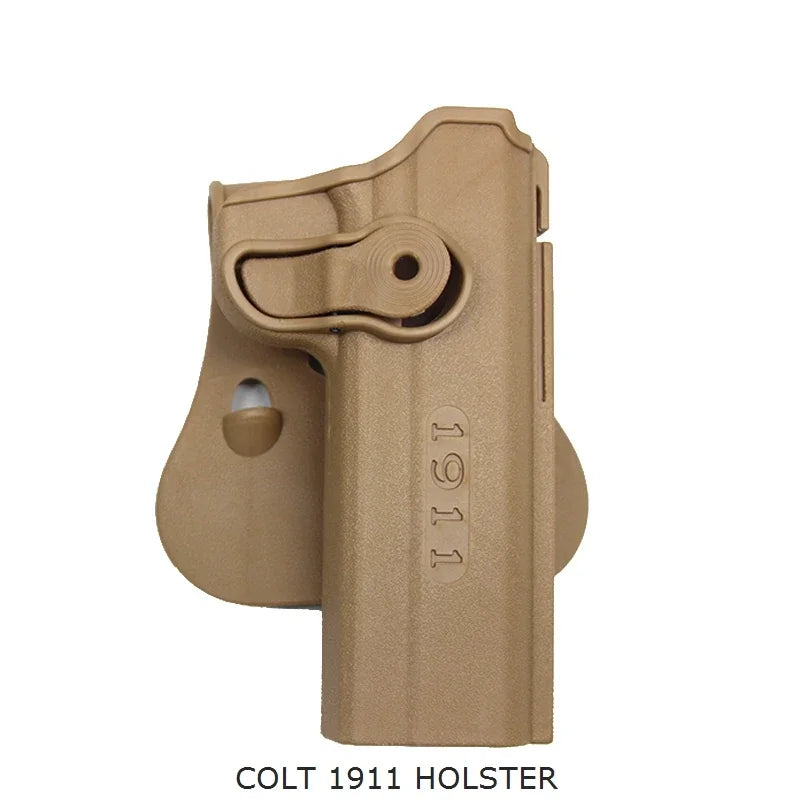 Tactical Pistol Paddle Holster Gun Holster for Glock 17 19,Colt 1911,Beretta M9,Beretta px4