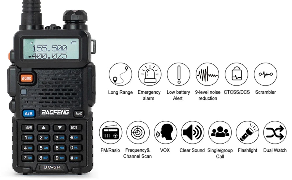 Radio Comunicador 5W/8W