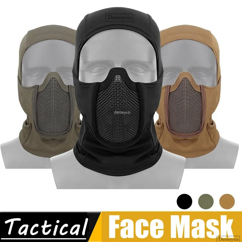 Balaclava com mascara de proteção