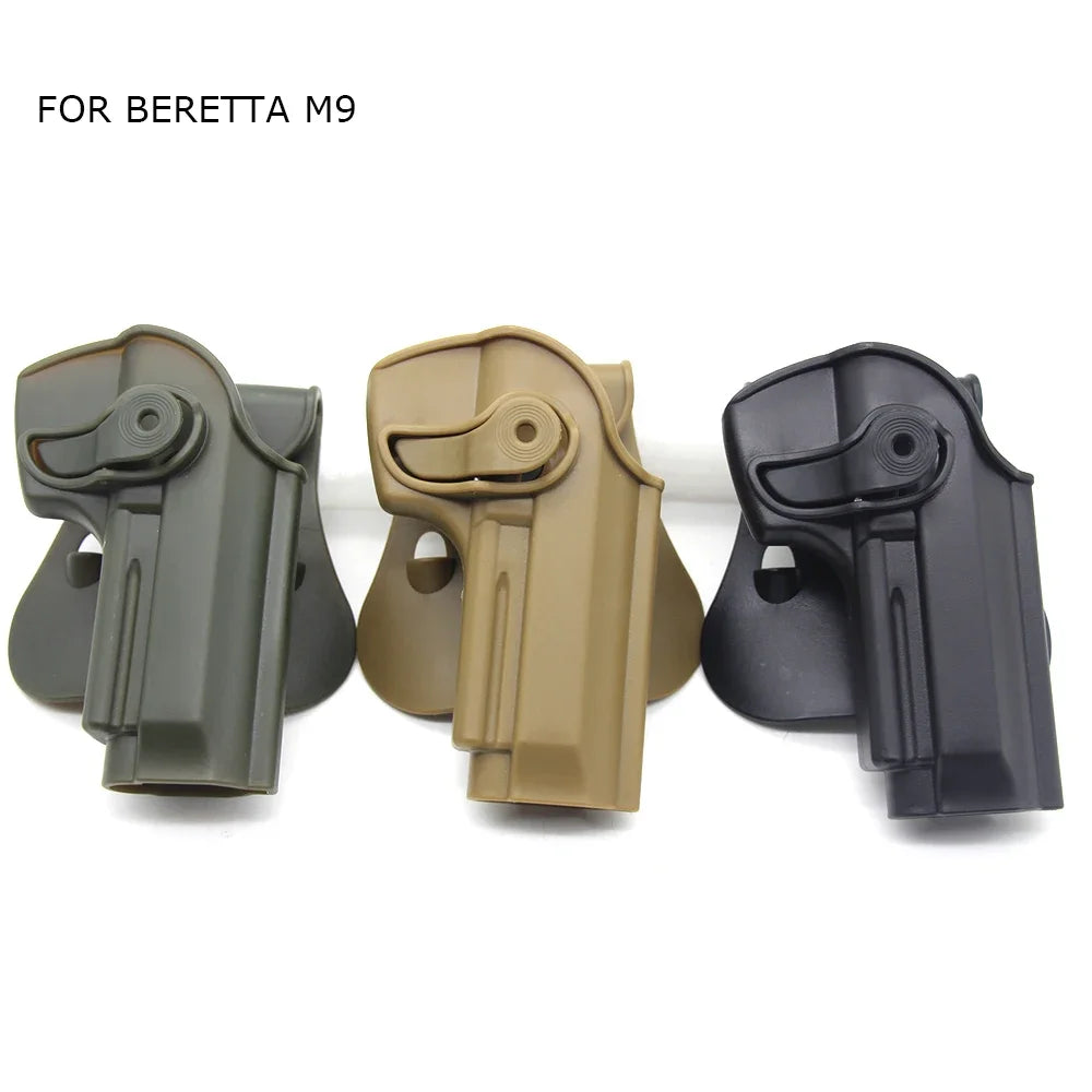 Tactical Pistol Paddle Holster Gun Holster for Glock 17 19,Colt 1911,Beretta M9,Beretta px4