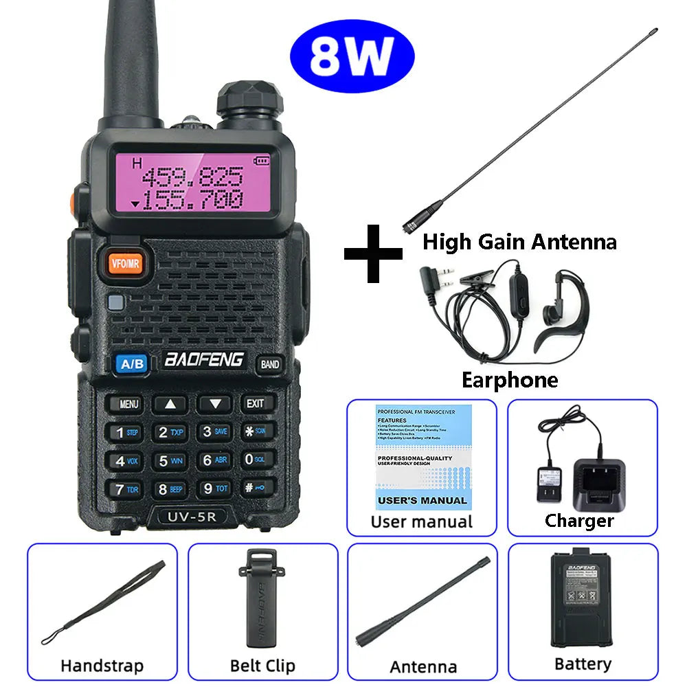 Radio Comunicador 5W/8W