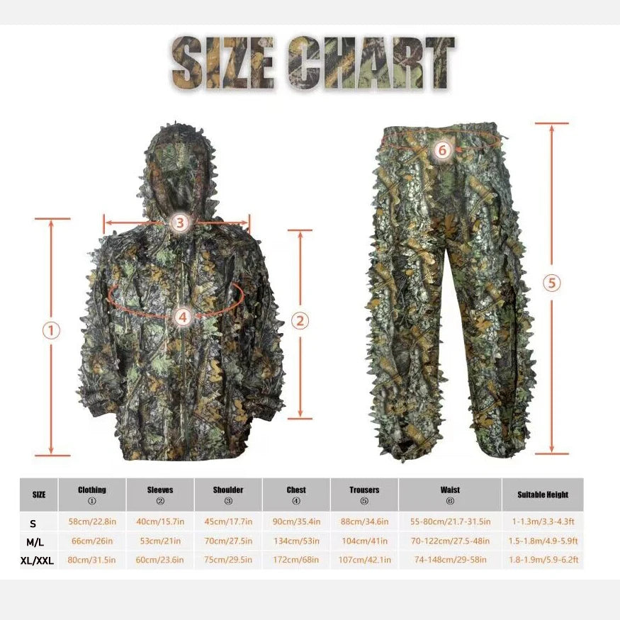 Ghillie Suit  6 in 1