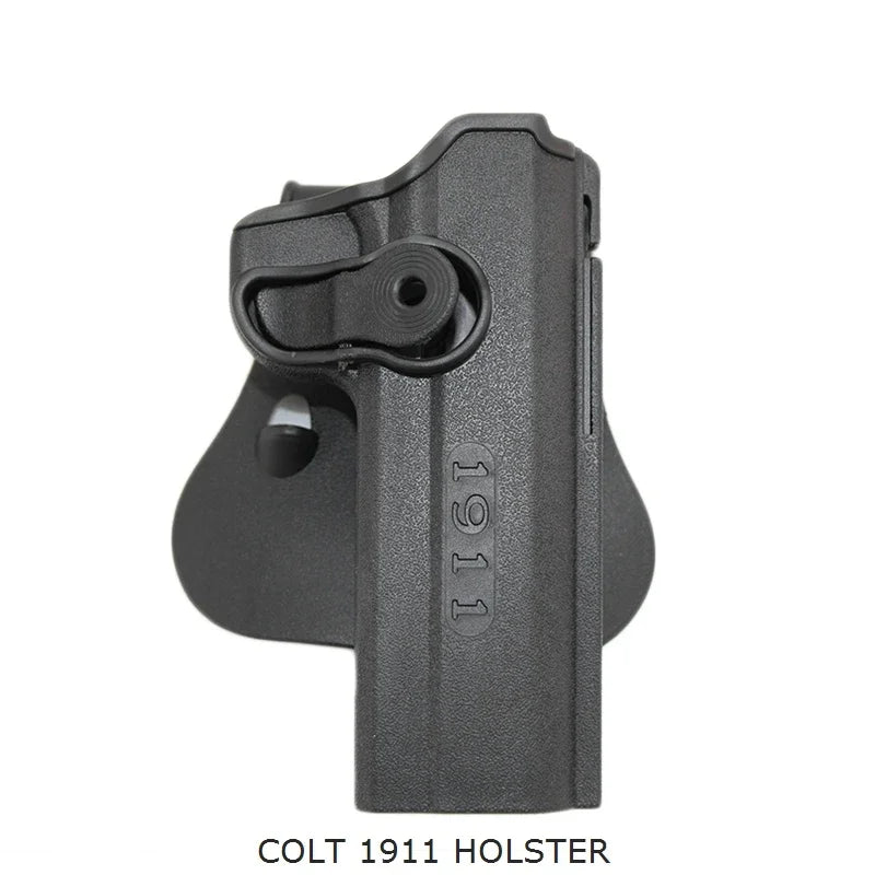 Tactical Pistol Paddle Holster Gun Holster for Glock 17 19,Colt 1911,Beretta M9,Beretta px4