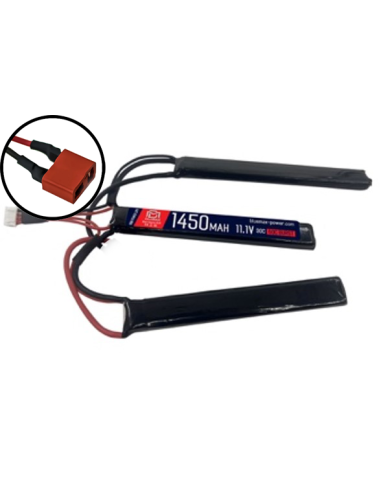 BLUEMAX LIPO BATTERY 11.1V 1450 mAh 30C NUNCHUCK - T-PLUG/DEANS